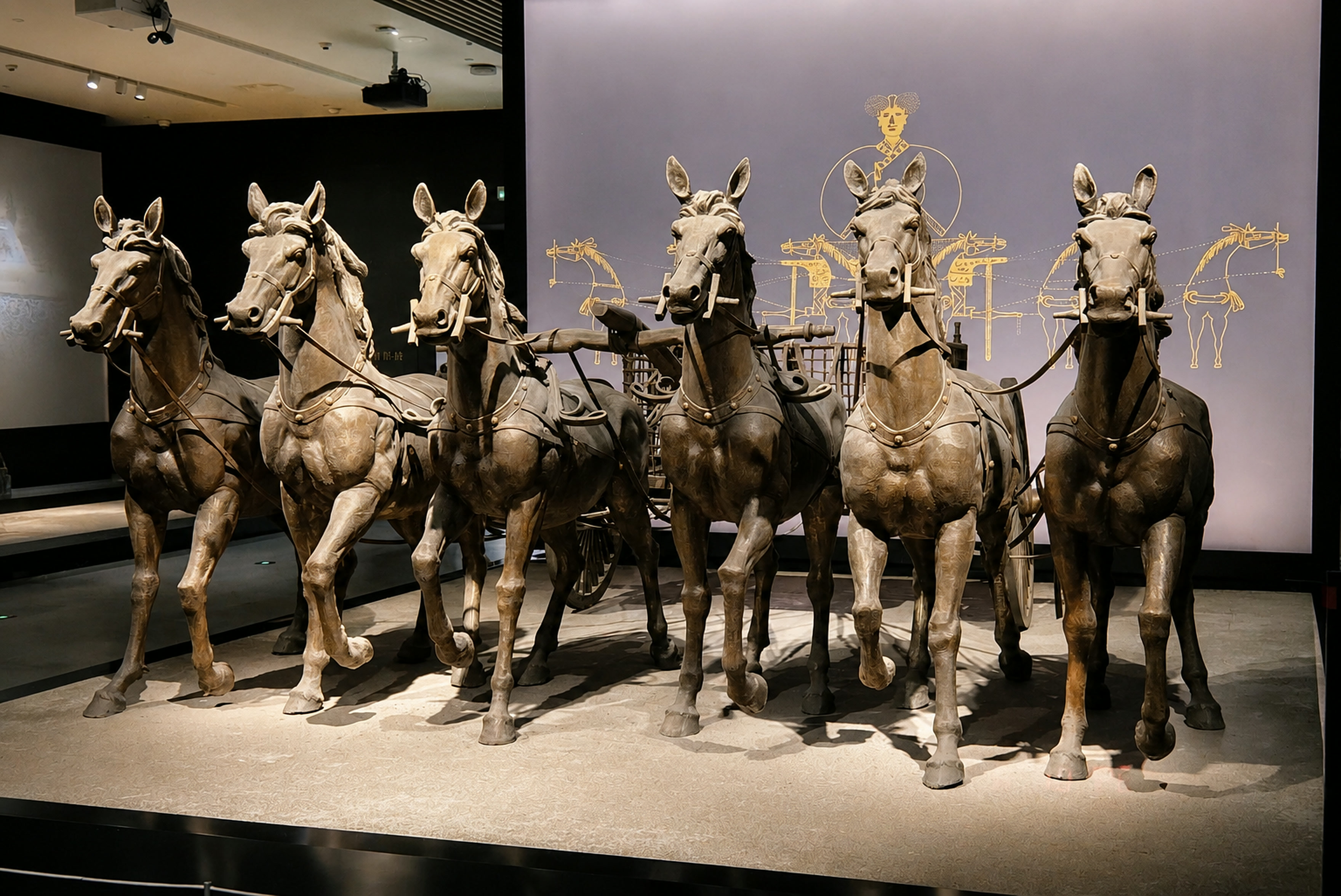 古代车马展品