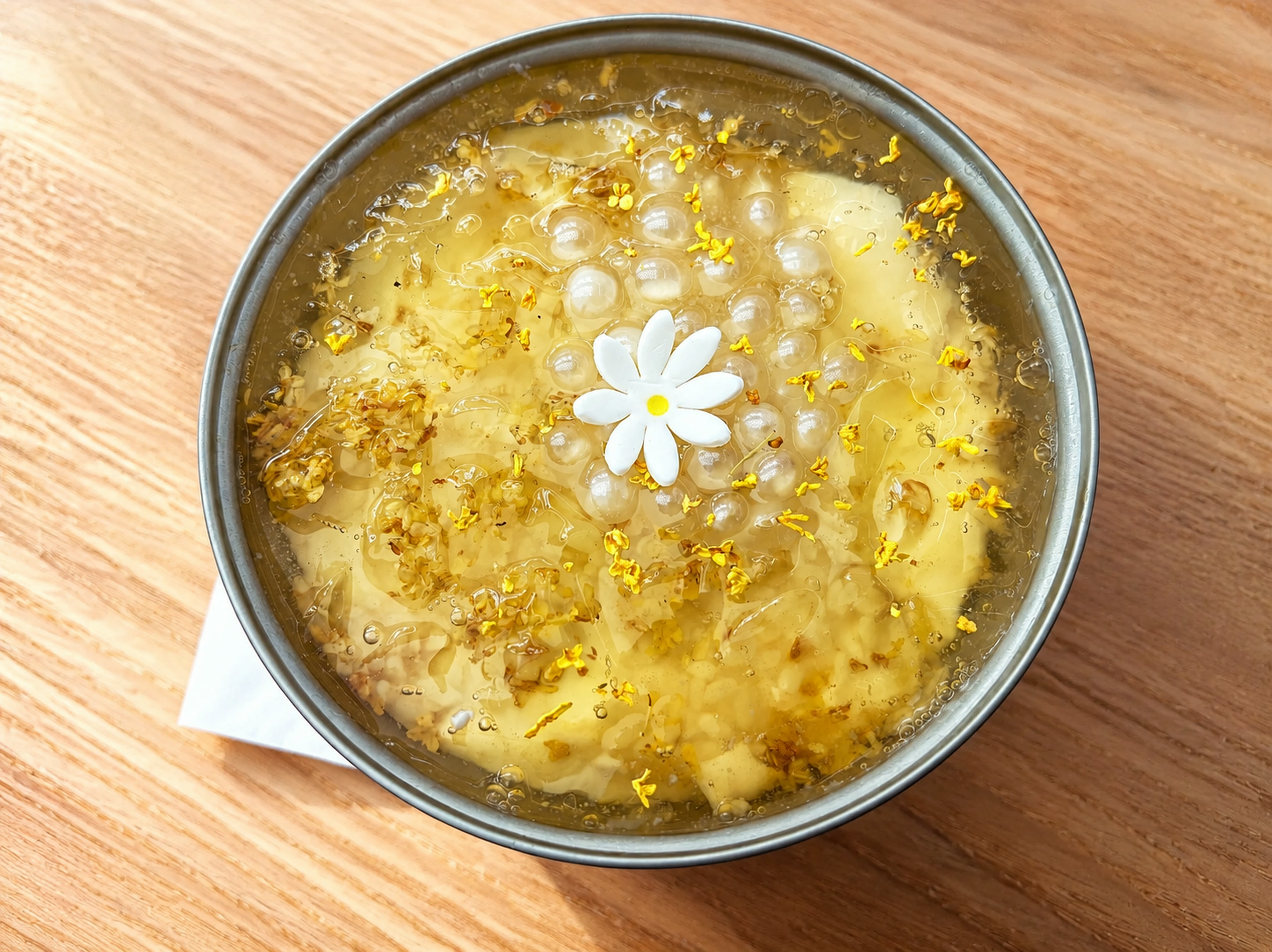 桂花冰粉豆花